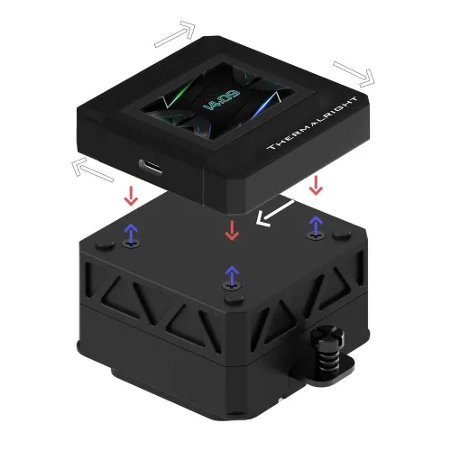 Tản nhiệt nước Thermalright Frozen Warframe 360 SE Black ARGB